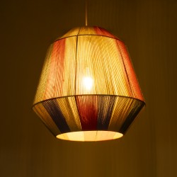 SALERNO 02188 Boho Κρεμαστό Φωτιστικό Οροφής με Ντουί 1 x E27 AC 220-240V IP20 - Πολύχρωμο - Μ50 x Π50 x Υ50cm