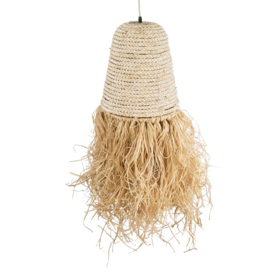 LETA 02189 Boho Κρεμαστό Φωτιστικό Καμπάνα Μονόφωτο 1 x E27 IP20 Μπεζ Raffia - Μ34 x Π34 x Υ70cm LETA 02189 Boho Κρεμαστό Φωτιστικό Καμπάνα Μονόφωτο 1 x E27 IP20 Μπεζ Raffia - Μ34 x Π34 x Υ70cm