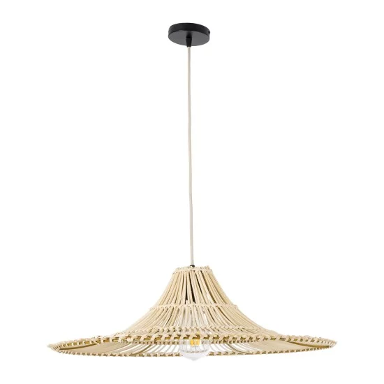 PALERMO 02208 Boho Κρεμαστό Φωτιστικό Καμπάνα Μονόφωτο 1 x E27 IP20 Μπεζ Ρατάν - Μ60 x Π60 x Υ20cm PALERMO 02208 Boho Κρεμαστό Φωτιστικό Καμπάνα Μονόφωτο 1 x E27 IP20 Μπεζ Ρατάν - Μ60 x Π60 x Υ20cm