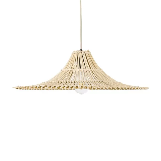 PALERMO 02208 Boho Κρεμαστό Φωτιστικό Καμπάνα Μονόφωτο 1 x E27 IP20 Μπεζ Ρατάν - Μ60 x Π60 x Υ20cm PALERMO 02208 Boho Κρεμαστό Φωτιστικό Καμπάνα Μονόφωτο 1 x E27 IP20 Μπεζ Ρατάν - Μ60 x Π60 x Υ20cm