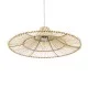 PALERMO 02208 Boho Κρεμαστό Φωτιστικό Καμπάνα Μονόφωτο 1 x E27 IP20 Μπεζ Ρατάν - Μ60 x Π60 x Υ20cm PALERMO 02208 Boho Κρεμαστό Φωτιστικό Καμπάνα Μονόφωτο 1 x E27 IP20 Μπεζ Ρατάν - Μ60 x Π60 x Υ20cm