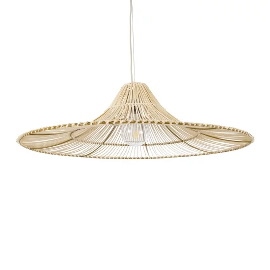 PALERMO 02209 Boho Κρεμαστό Φωτιστικό Καμπάνα Μονόφωτο 1 x E27 IP20 Μπεζ Ρατάν - Μ100 x Π100 x Υ30cm PALERMO 02209 Boho Κρεμαστό Φωτιστικό Καμπάνα Μονόφωτο 1 x E27 IP20 Μπεζ Ρατάν - Μ100 x Π100 x Υ30cm