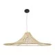PALERMO 02209 Boho Κρεμαστό Φωτιστικό Καμπάνα Μονόφωτο 1 x E27 IP20 Μπεζ Ρατάν - Μ100 x Π100 x Υ30cm PALERMO 02209 Boho Κρεμαστό Φωτιστικό Καμπάνα Μονόφωτο 1 x E27 IP20 Μπεζ Ρατάν - Μ100 x Π100 x Υ30cm