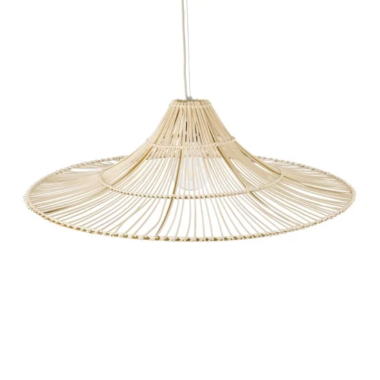 PALERMO 02209 Boho Κρεμαστό Φωτιστικό Καμπάνα Μονόφωτο 1 x E27 IP20 Μπεζ Ρατάν - Μ100 x Π100 x Υ30cm PALERMO 02209 Boho Κρεμαστό Φωτιστικό Καμπάνα Μονόφωτο 1 x E27 IP20 Μπεζ Ρατάν - Μ100 x Π100 x Υ30cm