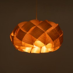 SARDIGNA 02217 Boho Κρεμαστό Φωτιστικό Οροφής με Ντουί 1 x E27 AC 220-240V IP20 - Καφέ - Μ40 x Π40 x Υ20cm