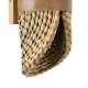 GUAVA 02222 Boho Επιτοίχιο Φωτιστικό Απλίκα Δίφωτο 2 x G9 IP20 Μπεζ Ξύλο με Μπεζ Δέρμα - Μ11 x Π13 x Υ30cm GUAVA 02222 Boho Επιτοίχιο Φωτιστικό Απλίκα Δίφωτο 2 x G9 IP20 Μπεζ Ξύλο με Μπεζ Δέρμα - Μ11 x Π13 x Υ30cm