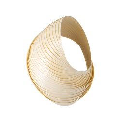 SALREL 02224 Boho Φωτιστικό Τοίχου - Απλίκα με Ντουί 1 x E27 AC 220-240V IP20 - Μπεζ - Μ30 x Π22 x Υ38cm