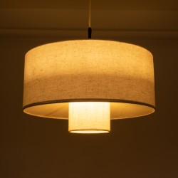 MARIGOLD 02226 Boho Κρεμαστό Φωτιστικό Οροφής με Ντουί 1 x E27 AC 220-240V IP20 - Λευκό - Μ48 x Π48 x Υ27cm