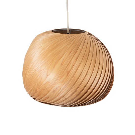 KAILANI 02243 Boho Κρεμαστό Φωτιστικό Καμπάνα Μονόφωτο 1 x E27 IP20 Καφέ Ξύλο - Μ40 x Π40 x Υ30cm KAILANI 02243 Boho Κρεμαστό Φωτιστικό Καμπάνα Μονόφωτο 1 x E27 IP20 Καφέ Ξύλο - Μ40 x Π40 x Υ30cm