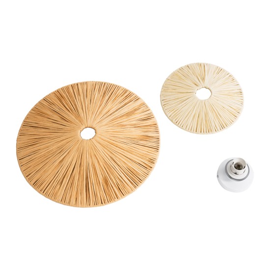 COLOMBO 02278 Boho Επιτοίχιο Φωτιστικό Απλίκα Μονόφωτο 1 x E27 IP20 Μπεζ Ράφια - Μ40 x Π40 x Υ9cm COLOMBO 02278 Boho Επιτοίχιο Φωτιστικό Απλίκα Μονόφωτο 1 x E27 IP20 Μπεζ Ράφια - Μ40 x Π40 x Υ9cm