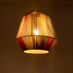 SALERNO 02289 Boho Κρεμαστό Φωτιστικό Οροφής με Ντουί 1 x E27 AC 220-240V IP20 - Πολύχρωμο - Μ50 x Π50 x Υ50cm