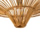 PALERMO 02308 Boho Φωτιστικό Οροφής με Ντουί 1 x E27 AC 220-240V IP20 - Καφέ - Μ60 x Π60 x Υ36cm
