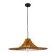 PALERMO 02310 Boho Κρεμαστό Φωτιστικό Καμπάνα Μονόφωτο 1 x E27 IP20 Καφέ Ρατάν - Μ60 x Π60 x Υ18cm PALERMO 02310 Boho Κρεμαστό Φωτιστικό Καμπάνα Μονόφωτο 1 x E27 IP20 Καφέ Ρατάν - Μ60 x Π60 x Υ18cm