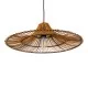 PALERMO 02310 Boho Κρεμαστό Φωτιστικό Καμπάνα Μονόφωτο 1 x E27 IP20 Καφέ Ρατάν - Μ60 x Π60 x Υ18cm PALERMO 02310 Boho Κρεμαστό Φωτιστικό Καμπάνα Μονόφωτο 1 x E27 IP20 Καφέ Ρατάν - Μ60 x Π60 x Υ18cm