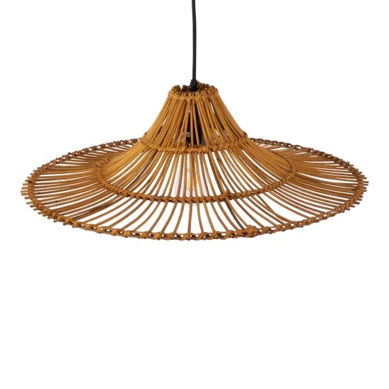 PALERMO 02310 Boho Κρεμαστό Φωτιστικό Καμπάνα Μονόφωτο 1 x E27 IP20 Καφέ Ρατάν - Μ60 x Π60 x Υ18cm PALERMO 02310 Boho Κρεμαστό Φωτιστικό Καμπάνα Μονόφωτο 1 x E27 IP20 Καφέ Ρατάν - Μ60 x Π60 x Υ18cm