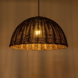 MONTANA 02381 Boho Κρεμαστό Φωτιστικό Οροφής με Ντουί 1 x E27 AC 220-240V IP20 - Καφέ - Μ50 x Π50 x Υ25cm