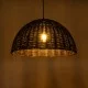 MONTANA 02383 Boho Κρεμαστό Φωτιστικό Καμπάνα Μονόφωτο 1 x E27 IP20 Μαύρο Ξύλο - Μ50 x Π50 x Υ25cm MONTANA 02383 Boho Κρεμαστό Φωτιστικό Καμπάνα Μονόφωτο 1 x E27 IP20 Μαύρο Ξύλο - Μ50 x Π50 x Υ25cm