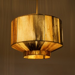 SALERNO 02388 Boho Κρεμαστό Φωτιστικό Οροφής με Ντουί 1 x E27 AC 220-240V IP20 - Πολύχρωμο - Μ40 x Π40 x Υ35cm