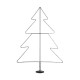 XMAS-TREE-BIG Χριστουγεννιάτικο Διακοσμητικό Φωτιστικό LED 27.3W 1092lm 360° AC 220-240V Αδιάβροχο IP65 Θερμό Λευκό 2700K  - Μαύρο & Διάφανο - Μ134 x Π25 x Υ188cm - 2 Χρόνια Εγγύηση