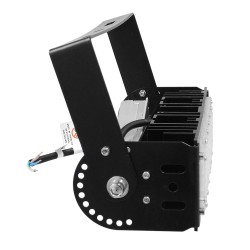 GOLIATH 90100-1 Προβολέας για Γήπεδα Tennis & Ποδοσφαίρου 5x5 LED 50W 7500lm 75°x135° SDCM<5 Fish Eye Lens AC 220-240V Αδιάβροχο IP65 IK08 Φυσικό Λευκό 5000K - Lumileds SMD Chip & Mean Well Driver - Μαύρο Ματ - Μ32 x Π12 x Υ9cm - 5 Χρόνια Εγγύη