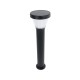 SOLARDIS 90523 LED Solar Bollard Light Κολωνάκι Κήπου Εξωτερικού Χώρου 10W 180lm 120° με Ενσωματωμένο Φωτοβολταϊκό Panel 6V 5W & Επαναφορτιζόμενη Μπαταρία Li-ion 3.2V 6000mAh με Αισθητήρα Ημέρας-Νύχτας - Αδιάβροχο IP65 Φ24 x Υ88cm Ψυχρό Λευκό 6000K - 