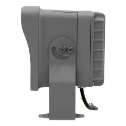 FLOODXENA 05023 Προβολέας Σποτ Wall Washer LED 24W 2760lm 10° AC 220-240V Αδιάβροχο IP65 Φυσικό Λευκό 4500K - Bridgelux SMD Chip - Γκρι Ανθρακί - Μ18 x Π13.5 x Υ18cm - 3 Χρόνια Εγγύηση