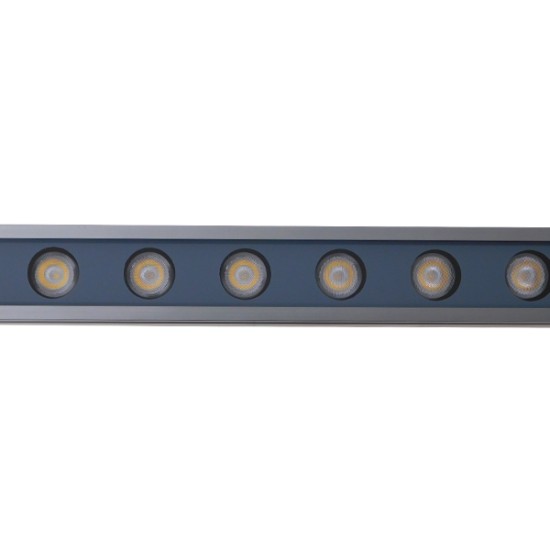 LED Wall Washer Αρχιτεκτονικού Φωτισμού 100cm GENIUS 24W CREE 24v 3360lm Δέσμης 10-30° Μοιρών Αδιάβροχο IP66 Θερμό Λευκό 3000k GloboStar 05102