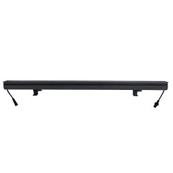 WASHER-MOZA 05107 Μπάρα Φωτισμού Wall Washer LED 24W 2400lm 10-30° DC 24V Αδιάβροχο IP66 RGB Dimmable - Γκρι Ανθρακί - Μ100 x Π4 x Υ5cm - 3 Χρόνια Εγγύηση