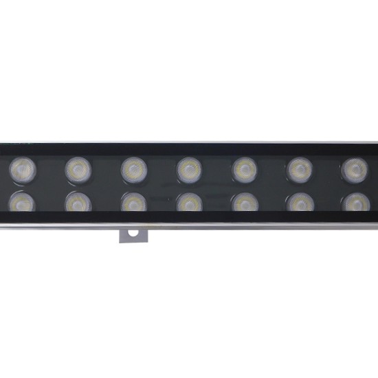 LED Wall Washer Αρχιτεκτονικού Φωτισμού 100cm GENIUS 48W CREE 24v 7680lm Δέσμης 10-30° Μοιρών Αδιάβροχο IP66 Ψυχρό Λευκό 6000k GloboStar 05111