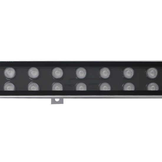 LED Wall Washer Αρχιτεκτονικού Φωτισμού 100cm GENIUS 48W CREE 24v 5760lm Δέσμης 10-30° Μοιρών Αδιάβροχο IP66 Μπλε GloboStar 05112