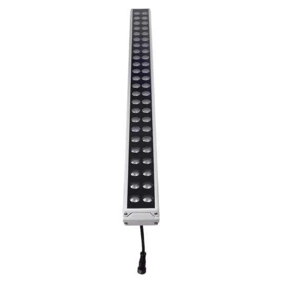 WASHER-MOZA 05114 Μπάρα Φωτισμού Wall Washer LED 48W 4800lm 10-30° DC 24V Αδιάβροχο IP66 RGB Dimmable - Γκρι Ανθρακί - Μ100 x Π6.5 x Υ6.6cm - 3 Χρόνια Εγγύηση