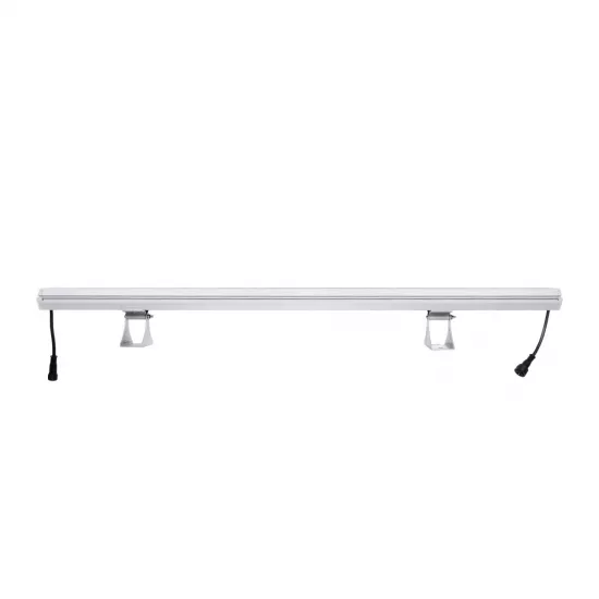 WASHER-MOZA 05114 Μπάρα Φωτισμού Wall Washer LED 48W 4800lm 10-30° DC 24V Αδιάβροχο IP66 RGB Dimmable - Γκρι Ανθρακί - Μ100 x Π6.5 x Υ6.6cm - 3 Χρόνια Εγγύηση