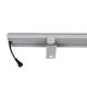WASHER-MOZA 05114 Μπάρα Φωτισμού Wall Washer LED 48W 4800lm 10-30° DC 24V Αδιάβροχο IP66 RGB Dimmable - Γκρι Ανθρακί - Μ100 x Π6.5 x Υ6.6cm - 3 Χρόνια Εγγύηση