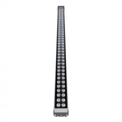 WASHER-MOZA 05116 Μπάρα Φωτισμού Wall Washer LED 72W 10080lm 10-30° DC 24V Αδιάβροχο IP66 Θερμό Λευκό 3000K Dimmable - Γκρι Ανθρακί - Μ100 x Π7.4 x Υ7cm - 3 Χρόνια Εγγύηση