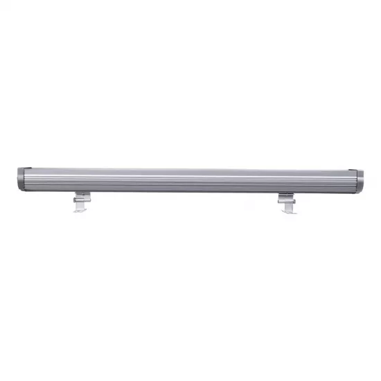 WASHER-MOZA 05116 Μπάρα Φωτισμού Wall Washer LED 72W 10080lm 10-30° DC 24V Αδιάβροχο IP66 Θερμό Λευκό 3000K Dimmable - Γκρι Ανθρακί - Μ100 x Π7.4 x Υ7cm - 3 Χρόνια Εγγύηση