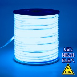 NEOTUBE 70585 Ταινία Neon Flex LED 12W/m 600lm/m 360° DC 24V Αδιάβροχο IP65 120 x SMD2835 Chip/m Μπλε Dimmable - Sanan SMD Chip - Μ100 x Π1.3 x Υ1.3cm - 3 Χρόνια Εγγύηση
