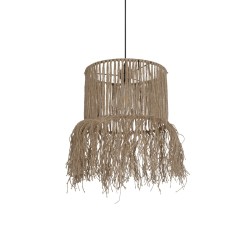 REGEN 205-0074 Boho Κρεμαστό Φωτιστικό Οροφής με Ντουί 1 x E27 AC 220-240V IP20 - Μπεζ - M30 x Π30 x Υ40cm