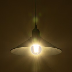 FERRO 203-0084 Μοντέρνο Κρεμαστό Φωτιστικό Οροφής με Ντουί 1 x E27 AC 220-240V IP20 - Μαύρο - Μ30 x Π30 x Υ15cm