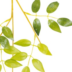 09033 Τεχνητό Κρεμαστό Διακοσμητικό Φυτό Μήκους 1.1 μέτρων με 3 X Κλαδιά Βιστέρια Κοραλί