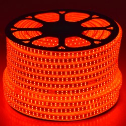 EPIWIDE 70514 Ταινία LED 24W/m 1560lm/m 120° DC 220-240V Αδιάβροχη IP65 180 x SMD2835 Chip/m Κόκκινο Dimmable - Epistar SMD Chip - M100 x Π1.6 x Υ0.7cm - 3 Χρόνια Εγγύηση