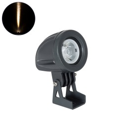 TREEDITA 90474 Φωτιστικό Σποτ για Φυτά - Δέντρα LED 3W 330lm 8° DC 24V Αδιάβροχο IP67 Θερμό Λευκό 2700K Dimmable - Bridgelux SMD Chip - Γκρι Ανθρακί - Μ5.7 x Π6.5 x Υ9.8cm - 3 Χρόνια Εγγύηση