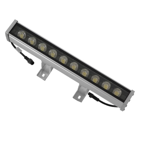 115507 Wall Washer LED 30cm 9W DC 24V 585lm 30° Αδιάβροχο IP65 DMX512 A+B Signal RGB