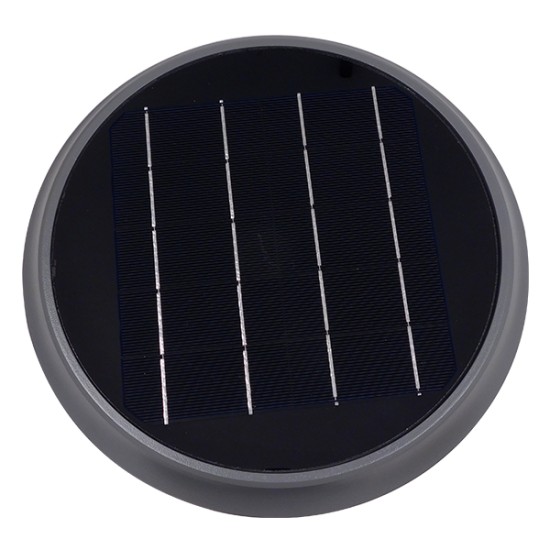 SOLARTIS 12125 Φωτιστικό Κολωνάκι Κήπου LED 10W 1000lm 180° με Ενσωματωμένο Φωτοβολταϊκό Panel 6V 5W & Επαναφορτιζόμενη Μπαταρία Li-ion 3.2V 6000mAh με Αισθητήρα Ημέρας-Νύχτας Αδιάβροχο IP65 Ψυχρό Λευκό 6000K - Γκρι Ανθρακί - Μ26 x Π26 x Υ37cm - 2 Χρό SOLARTIS 12125 Φωτιστικό Κολωνάκι Κήπου LED 10W 1000lm 180° με Ενσωματωμένο Φωτοβολταϊκό Panel 6V 5W & Επαναφορτιζόμενη Μπαταρία Li-ion 3.2V 6000mAh με Αισθητήρα Ημέρας-Νύχτας Αδιάβροχο IP65 Ψυχρό Λευκό 6000K - Γκρι Ανθρακί - Μ26 x Π26 x Υ37cm - 2 Χρό