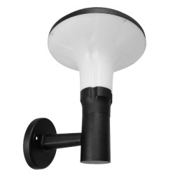 SOLARTIS 12129 Φωτιστικό Κολωνάκι Κήπου LED 10W 1000lm 180° με Ενσωματωμένο Φωτοβολταϊκό Panel 6V 5W & Επαναφορτιζόμενη Μπαταρία Li-ion 3.2V 6000mAh με Αισθητήρα Ημέρας-Νύχτας Αδιάβροχο IP65 Ψυχρό Λευκό 6000K - Γκρι Ανθρακί - Μ26 x Π33 x Υ28cm - 2 Χρό