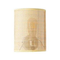 SAOTOME 02321 Boho Φωτιστικό Τοίχου - Απλίκα με Ντουί 1 x E27 AC 220-240V IP20 - Μπεζ - Μ20 x Π10 x Υ25cm