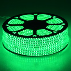 EPISLIM 70505 Ταινία LED 12W/m 780lm/m 120° DC 220-240V Αδιάβροχη IP65 96 x SMD2835 Chip/m Πράσινο Dimmable - Epistar SMD Chip - Μ100 x Π1 x Υ0.5cm - 3 Χρόνια Εγγύηση