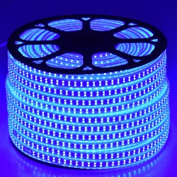 EPIWIDE 70516 Ταινία LED 24W/m 1560lm/m 120° DC 220-240V Αδιάβροχη IP65 180 x SMD2835 Chip/m Μπλε Dimmable - Epistar SMD Chip - M100 x Π1.6 x Υ0.7cm - 3 Χρόνια Εγγύηση