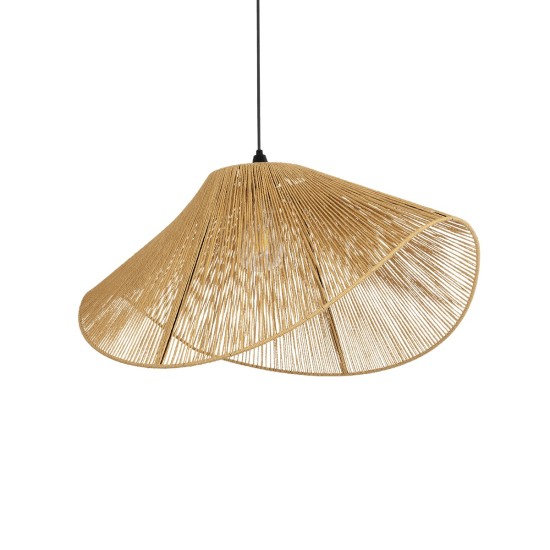 ECLAIR 205-0031 Boho Κρεμαστό Φωτιστικό Οροφής με Ντουί 1 x E27 AC 220-240V IP20 - Μπεζ - M70 x Π40 x Υ32cm