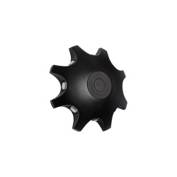 SPARK 60684 Μοντέρνο Φωτιστικό Τοίχου - Απλίκα LED 16W 2000lm 30° AC 220-240V Αδιάβροχο IP65 Θερμό Λευκό 2700K - CREE XPE Chip & TÜV SÜD Driver - Μαύρο Ματ - Μ25 x Π6 x Υ25cm - 5 Χρόνια Εγγύηση