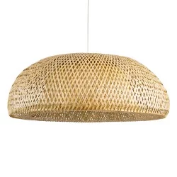 SAN TROPEZ 00674 Boho Κρεμαστό Φωτιστικό Οροφής με Ντουί 1 x E27 AC 220-240V IP20 - Μπεζ - Μ80 x Π80 x Y28cm